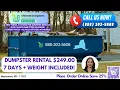249 Same Day Roll Off Dumpster Rentals - Nesconset NY