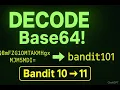 OverTheWire Bandit 10 to 11 Base64 Explained for Beginners