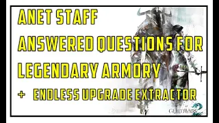 News About Legendary Armory and Endless Upgrade Extractor