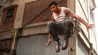 parkour escape scenes in brick mansions badass chased down