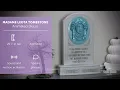 DISNEY S THE HAUNTED MANSION MADAME LEOTA TOMBSTONE Animated Decor