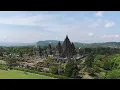 Aerial Drone View of Prambanan Temple in Yogyakarta, @Wetar_r9q