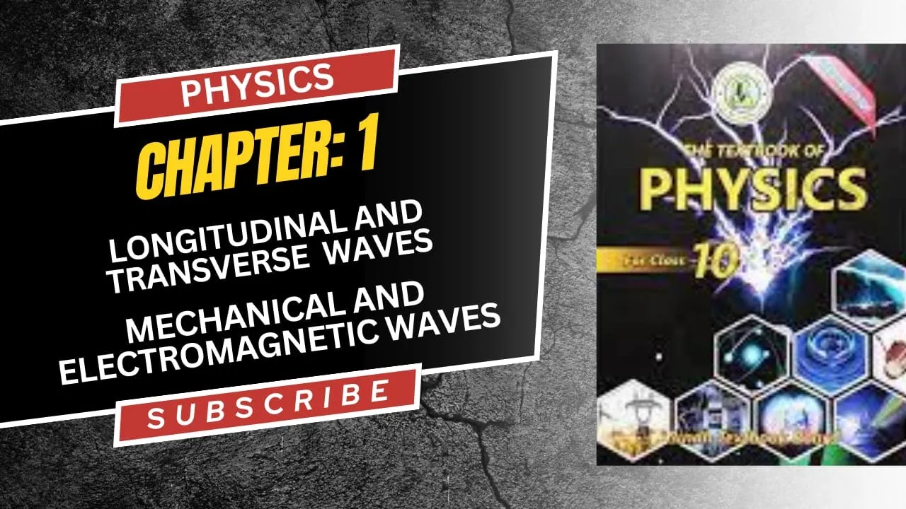 Transverse , Longitudinal waves | Mechanical & Electromagnetic Waves General Wave Properies Class 10