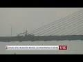 Crane hits Talmadge Bridge causes closure