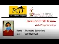 JavaScript 2D Game Development - java institute for Advanced technology