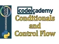 Learn Python with CodeCademy Conditionals and Control Flow