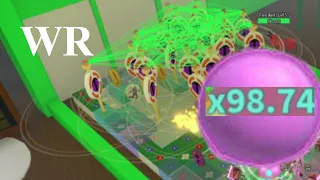x97 08 and x102 98 Gummy Baller World Record Bee Swarm Simulator