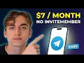 How to Create a Fully Automated Paid Telegram Group No InviteMember