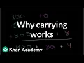 Adding why carrying works Addition and subtraction Arithmetic Khan Academy