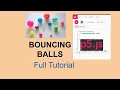 Bouncing Balls Animated Balls I P5 js I Full Tutorial