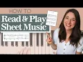 Lagu How to Read \u0026 Play Piano SHEET Music (STEP-BY-STEP Explanation for Beginners!)