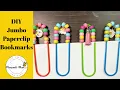 DIY Jumbo Paperclip Bookmarks With Pony Beads Easy Crafts