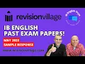 IB English A Past Paper 1 - May 2023