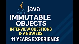 Java Immutable Objects - Interview Questions Answers