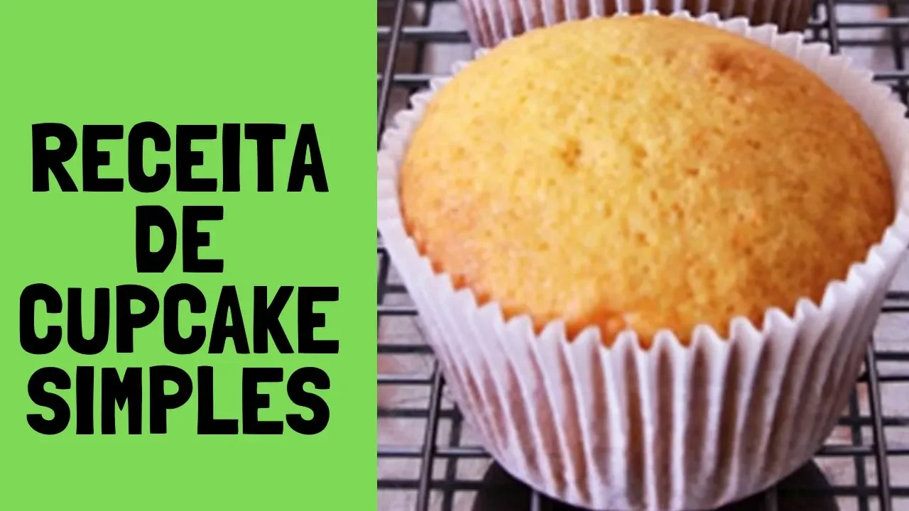 RECEITA DE CUPCAKE SIMPLES