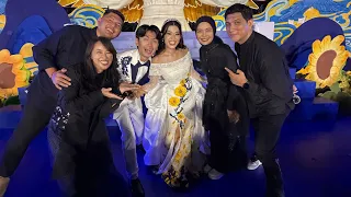 TANTRI ARDA - Tiba-Tiba Kasih Surprise di Pernikahan Arrofi dan Sekar yang Bertabur Sun Flower.