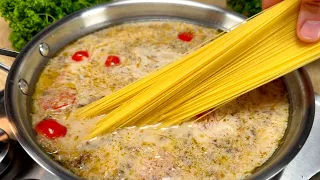 The most delicious pasta you've ever eaten! Incredibly delicious dinner in 15 minutes! # 376