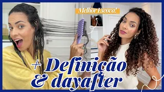 NOVA Finalização RAPIDA para Definir os Cachos e Ter Mais Day After