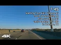 I-45 Huntsville TX to Houston TX North Freeway 4K