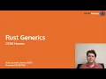 CS128-Honors Lesson 16 - Rust Generics