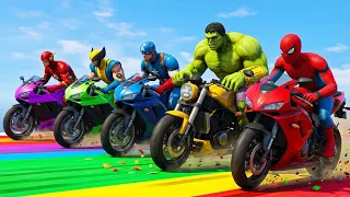 الرجل العنكبوت ينقذ هالك Spider-Man Rescue Hulk vs Iron Man vs Venom Funny Game GTA 5 Superhero #4