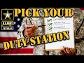 How to pick where you get stationed in the Army