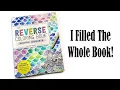 I Finished an Entire Reverse Coloring Book Flip Through and Drawing in the Next Book