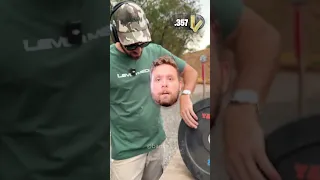 ¿Será que un DISCO DE PESAS de 20KG resiste un DISPARO de 30.06? 💥🔫