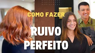 COMO FAZER UMA CABELO RUIVO PERFEITO por Rodrigo Cintra