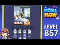 Pixel Flow Level 857 Solution Walkthrough