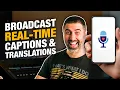 How to Broadcast Real Time Translations at Church with AI Hope Translator App
