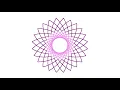 Simple Python Turtle Graphic and Code Spirograph 4 24 Arcs
