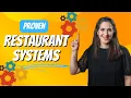 37 RESTAURANT SYSTEMS Run a restaurant successfully