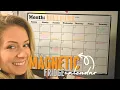 Best Magnetic Fridge Calendar for Busy Families - Under 10 Real Review Demo