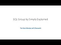 SQL GROUP BY Simply Explained Common Errors Multi-Dimension Grouping