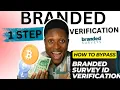 How To Verify Branded Survey Account With ID - Drivers License And Other Means