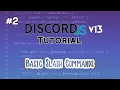 Discord js Bot Tutorial Basic Slash Commands