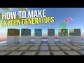 How to Make a SkyGen Generator in Minecraft Bedrock