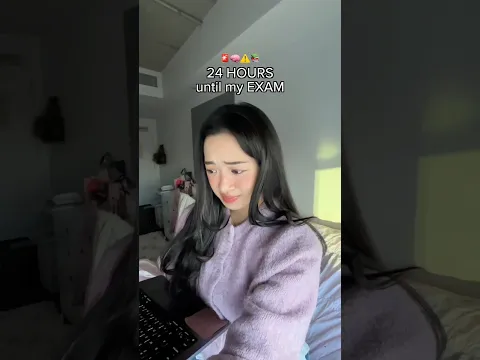 ONE DAY until EXAMS 😫🧠 #study #studentlife #studyvlog #exam #dayinmylife #motivation #shorts