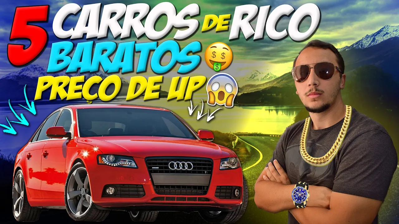 5 CARROS BARATOS para PAGAR DE RICO e de PATRÃO ????
