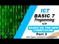 Basic 7 Programming Part 2 Data type Constants and Variables