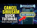 How to Cancel Your SiriusXM Radio Subscription - Quick Tutorial