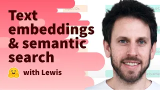 Text embeddings semantic search