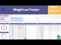 Free Weight Loss Tracker - Google Sheets Template