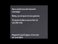 Bad Bunny Ft Jory Boy - No te hagas (Lyric Video Oficial)