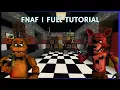 How To Make Five Nights at Freddy s 1 FULL Map Rebooted Minecraft Tutorial