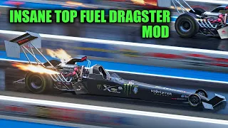 I BUILT NHRA TOP FUEL DRAGSTER MOD + zMAX Dragway Track | ASSETTO CORSA | SLAPTrain vs MkElite Races