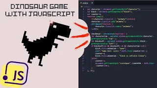 Tutorial - How to create the Google Dinosaur Game in JavaScript
