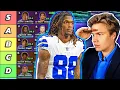 Top 12 Wide Receiver Rankings Tiers PPR