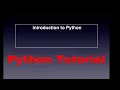Introduction to Python Python Tutorial Python for Class 11